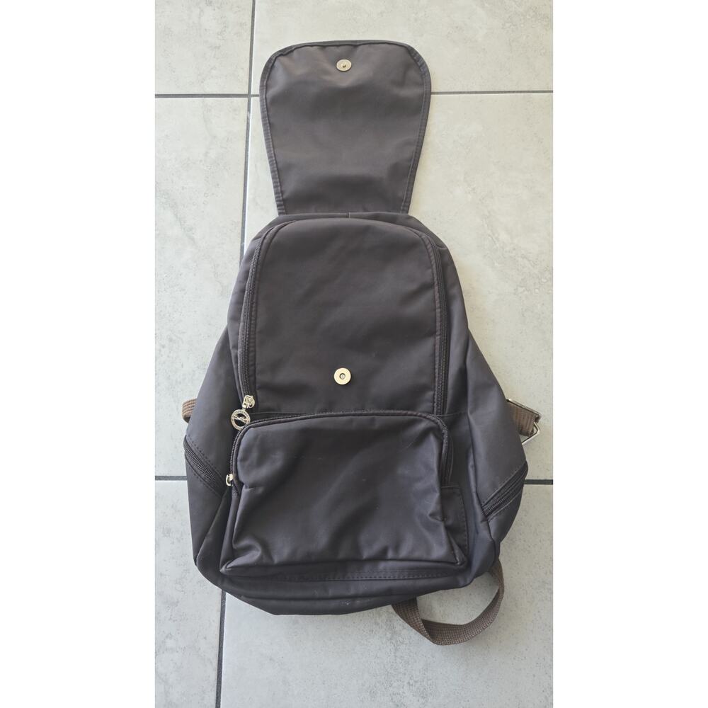 Longchamp Sling Backpack Brown - Picture 5 of 8